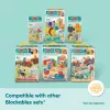 Medinis statomų transporto priemonių rinkinys Melissa & Doug Blockables, 54 dalių, jungiamas, FSC sertifikuotas