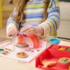 Kinetic Sand SquishPizza kylantis picos orkaitės žaidimų rinkinys, kūrybinė Velykų dovana, 1 svaras formuojamo smėlio ir 5 įrankiai