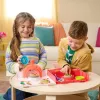 Kinetic Sand SquishPizza kylantis picos orkaitės žaidimų rinkinys, kūrybinė Velykų dovana, 1 svaras formuojamo smėlio ir 5 įrankiai