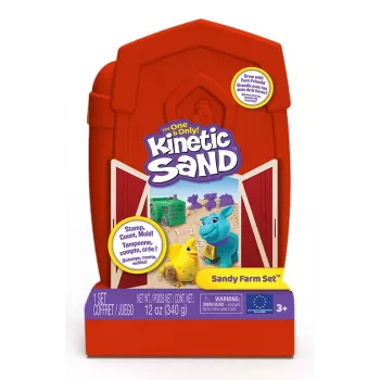 Spin Master Kinetic Sand – Ūkio rinkinys su smėliu