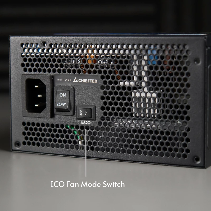 Chieftec Atmos maitinimo blokas 750 W 20+4 pin ATX ATX juodas