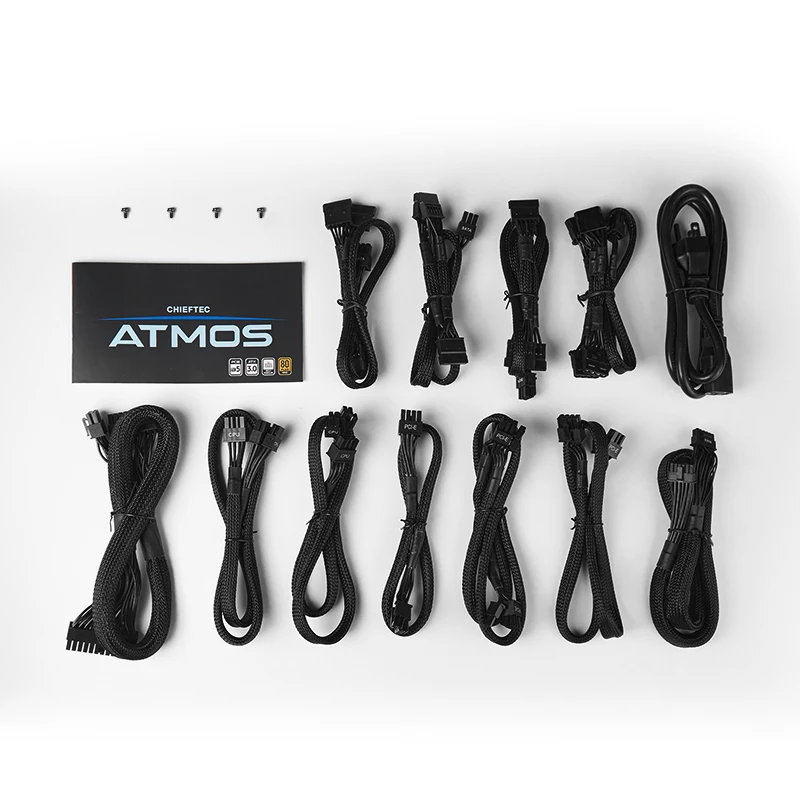 Chieftec Atmos maitinimo blokas 850 W 20+4 pin ATX ATX juodas