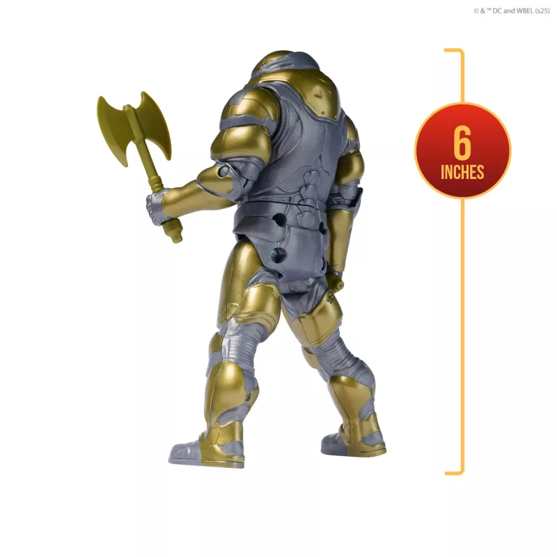 Veiksmo figūrėlė Supermenas Hammer of Boravia 6 colių, filmo stilius, 2 priedai, aukso/pilka