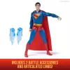 DC Comics SUPERMAN Epic Strike veiksmo figūrėlė, 15 cm, autentiškas filmo stilius, 2 aksesuarai, žaislai vaikams nuo 4 metų