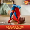 DC Comics SUPERMAN Epic Strike veiksmo figūrėlė, 15 cm, autentiškas filmo stilius, 2 aksesuarai, žaislai vaikams nuo 4 metų