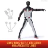 DC Comics SUPERMAN Mr. Terrific Epic Strike veiksmo figūrėlė, 15 cm, autentiškas filmo stilius, 2 aksesuarai, žaislai vaikams nuo 4 metų