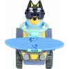 Moose Toys Bluey S9 Figūrėlės ir transporto priemonės rinkinys Paplūdimio keturratis su Banditu