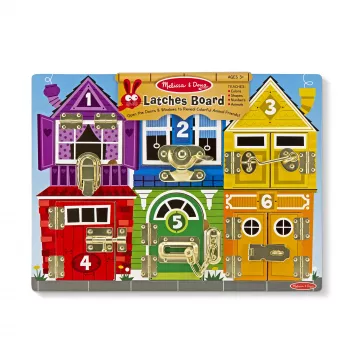 Melissa & Doug MDT MSK Lentelė su skląsčiais Display GML, 3 m., Mediena, Įvairiaspalvė
