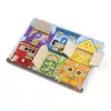 Melissa & Doug MDT MSK Lentelė su skląsčiais Display GML, 3 m., Mediena, Įvairiaspalvė