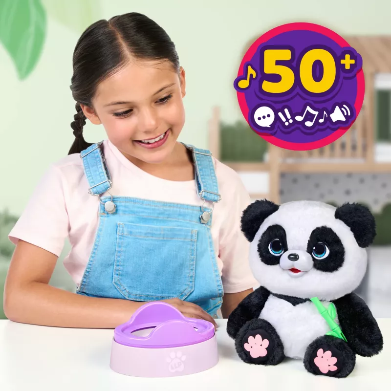 Moose Toys Little Live Pets My Baby Panda Chuchu – interaktyvus garsinis žaislinis pandos jauniklis