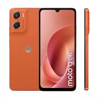 Mobilusis telefonas Motorola moto g06 17,5 cm (6,88 col.) Dual SIM Android 15 4G USB Type-C 4 GB 256 GB 5200 mAh Oranžinis