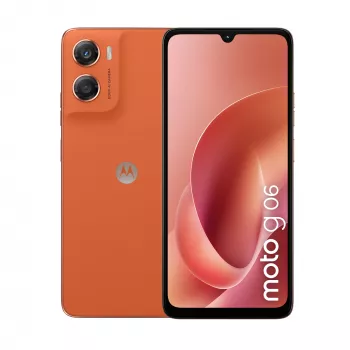 Mobilusis telefonas Motorola moto g06 17,5 cm (6,88 col.) Dual SIM Android 15 4G USB Type-C 4 GB 256 GB 5200 mAh Oranžinis