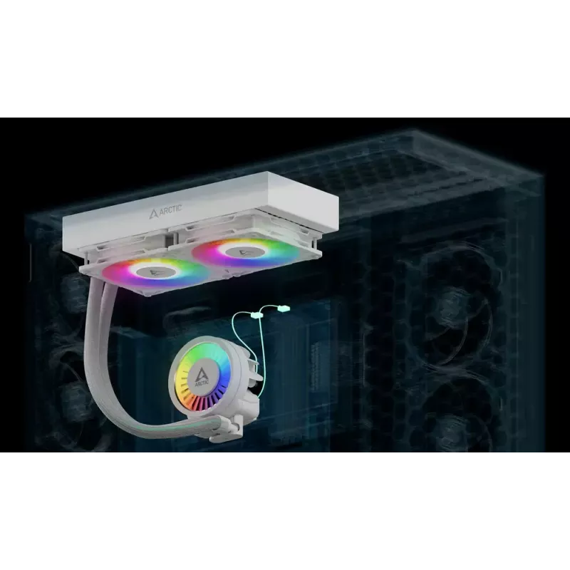 ARCTIC Liquid Freezer III Pro 280 A-RGB (Balta) Visiškai suderinamas viskas viename CPU vandens aušintuvas su A-RGB