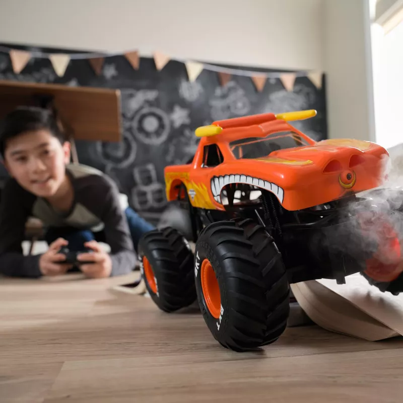 Monster Jam El Toro Loco RC Monster Truck su dūmų efektais, 1:15, žaislas nuo 3 metų