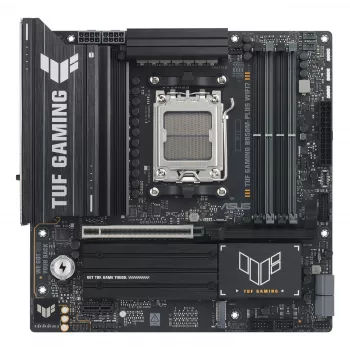 Motininė plokštė ASUS TUF GAMING B850M-PLUS WIFI7 micro ATX, AMD B850, Socket AM5, DDR5, 4 DIMM, 256GB, Wi‑Fi 7, 2.5Gb LAN