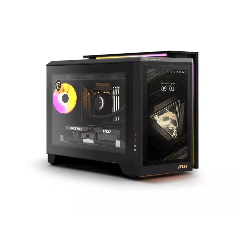 Stalinis kompiuteris MSI MEG Vision X AI 2NVZ9-234AT Intel Core Ultra 9 285K 128 GB DDR5-SDRAM 2 TB SSD NVIDIA GeForce RTX 5090 Windows 11 Home Juodas