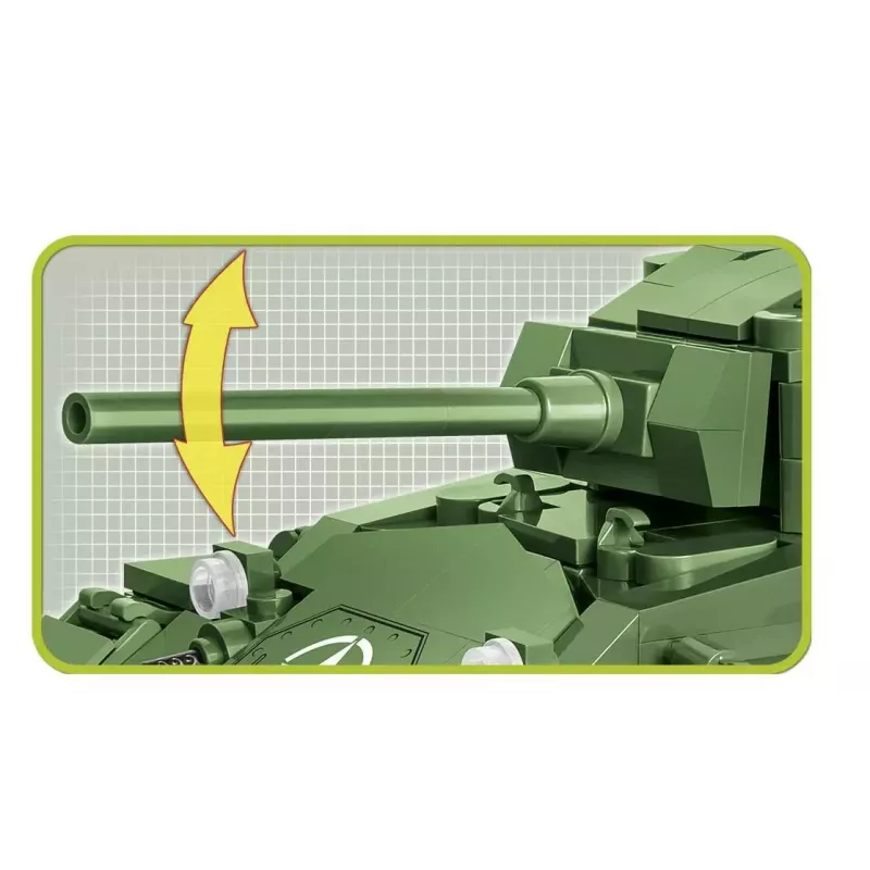 Konstrukcinis tankas Cobi M24 Chaffee 1:35 mastelio modelis, Cobi-2543