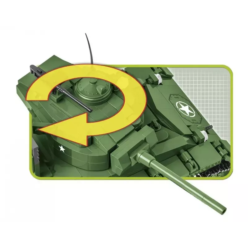 Konstrukcinis tankas Cobi M24 Chaffee 1:35 mastelio modelis, Cobi-2543