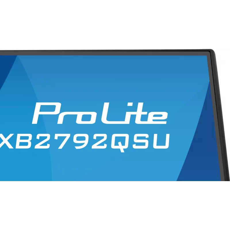Monitorius IIYAMA ProLite XB2792QSU-B1 27 inch IPS QHD 2560×1440 3 ms 178° VESA aukštį reguliuojamas stovas USB 3.2 garsiakalbiai juoda B energijos klasė