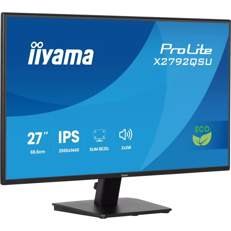 Monitorius iiyama ProLite X2792QSU-B1 68,6 cm (27 colių) 2560 x 1440 pikselių Quad HD LED juodas