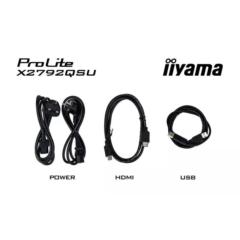 Monitorius iiyama ProLite X2792QSU-B1 68,6 cm (27 colių) 2560 x 1440 pikselių Quad HD LED juodas