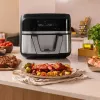 Kaitintuvo oro gruzdintuvė Cecotec Cecofry Dual 9000 9 L 2850 W Juoda Nerūdijantis plienas