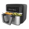 Kaitintuvo oro gruzdintuvė Cecotec Cecofry Dual 9000 9 L 2850 W Juoda Nerūdijantis plienas