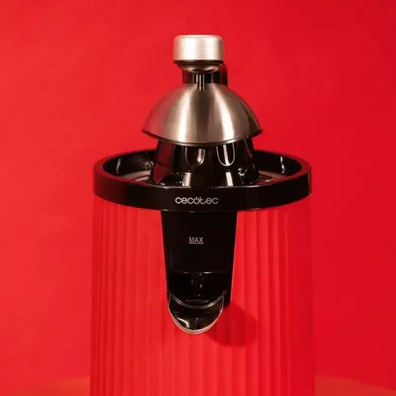 Lėtas sulčiaspaudė Cecotec Xqueeze RetroJuice 600 600 W Juoda Raudona Nerūdijantis plienas