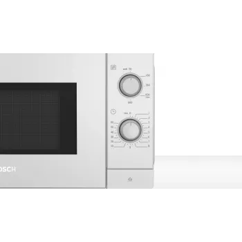 Mikrobangų krosnelė Bosch Serie 2 FL020MW0 balta, 20 l, 800 W