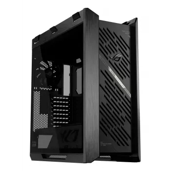 PC korpusas ASUS ROG Strix Helios II Midi Tower – ATX/Midi Tower, grūdintas stiklas, 420mm GPU, 3x140mm priekiniai ventiliatoriai, USB-C