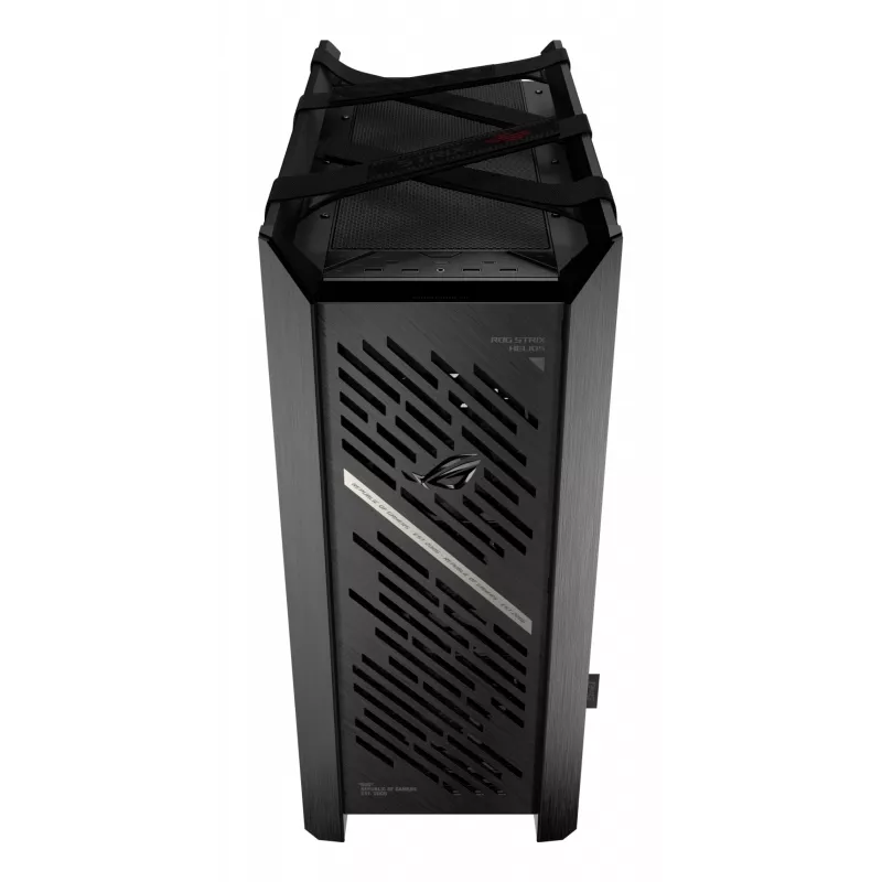 PC korpusas ASUS ROG Strix Helios II Midi Tower – ATX/Midi Tower, grūdintas stiklas, 420mm GPU, 3x140mm priekiniai ventiliatoriai, USB-C