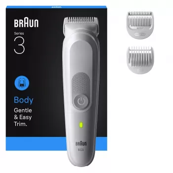Braun Series 3 BG3530 kūno kirpimo ir skutimo prietaisas, pilka spalva