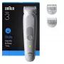 Braun Series 3 BG3530 kūno kirpimo ir skutimo prietaisas, pilka spalva