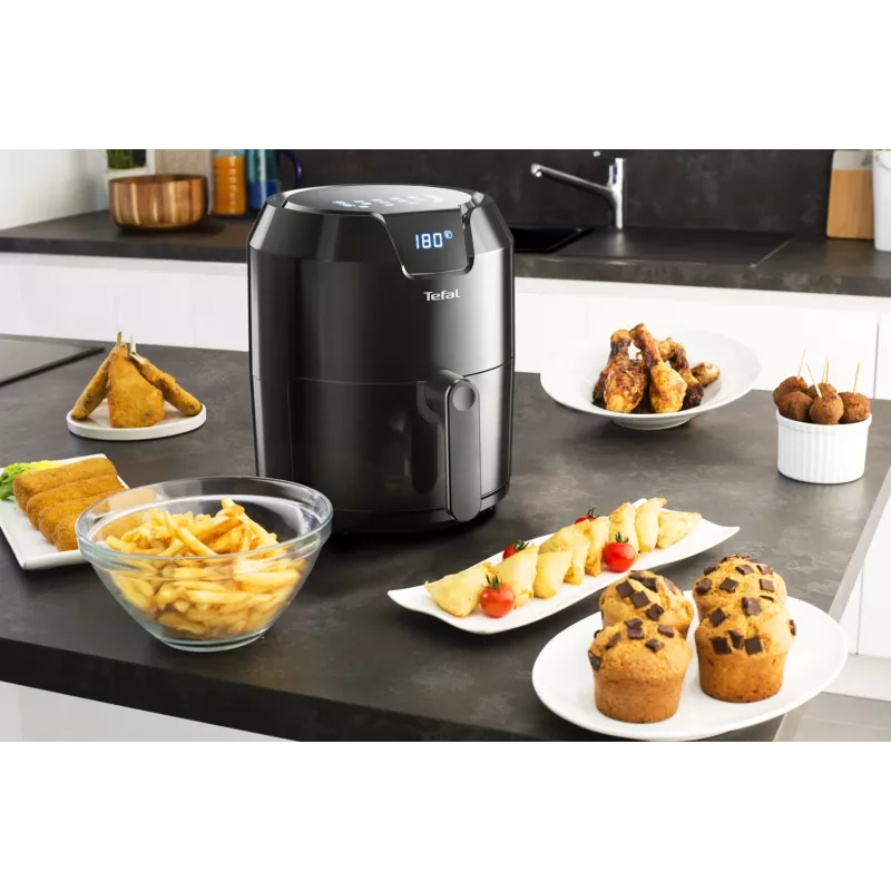 Tefal Easy Fry Precision EY4018 Karšto oro gruzdintuvė 4.2 L 1500 W Juoda