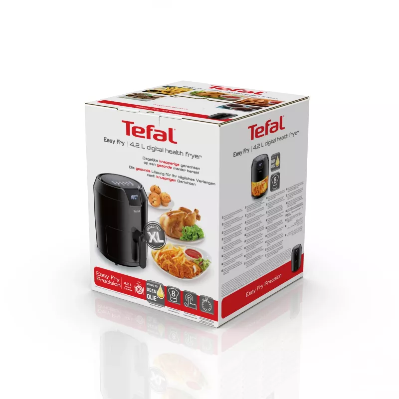 Tefal Easy Fry Precision EY4018 Karšto oro gruzdintuvė 4.2 L 1500 W Juoda