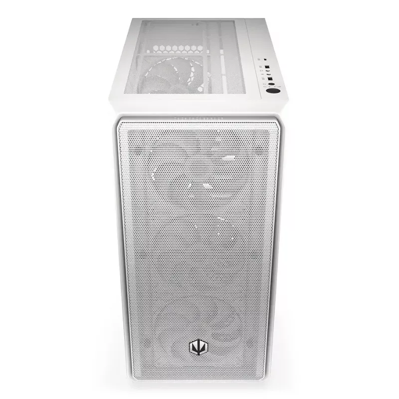 PC korpusas Midi Tower ENDORFY ARX 500 ARGB White – grūdintas stiklas, ATX/Micro-ATX/Mini-ITX, 3x140mm priekyje + 1x140mm gale, 1×3,5 colio + 6×2,5 colio vietos