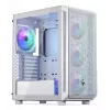 PC korpusas Midi Tower ENDORFY ARX 500 ARGB White – grūdintas stiklas, ATX/Micro-ATX/Mini-ITX, 3x140mm priekyje + 1x140mm gale, 1×3,5 colio + 6×2,5 colio vietos