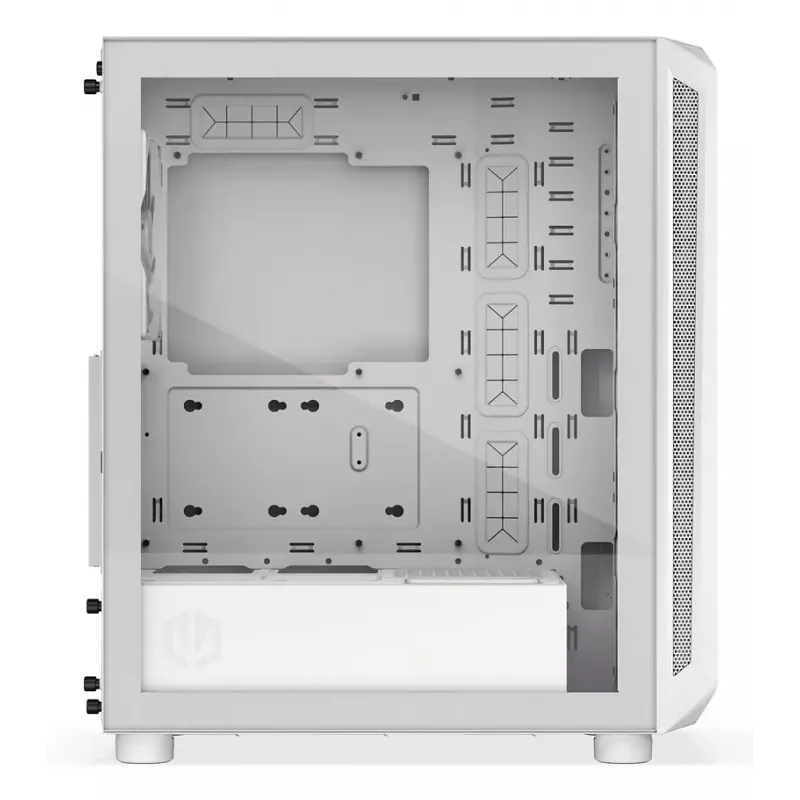 PC korpusas Midi Tower ENDORFY ARX 500 ARGB White – grūdintas stiklas, ATX/Micro-ATX/Mini-ITX, 3x140mm priekyje + 1x140mm gale, 1×3,5 colio + 6×2,5 colio vietos