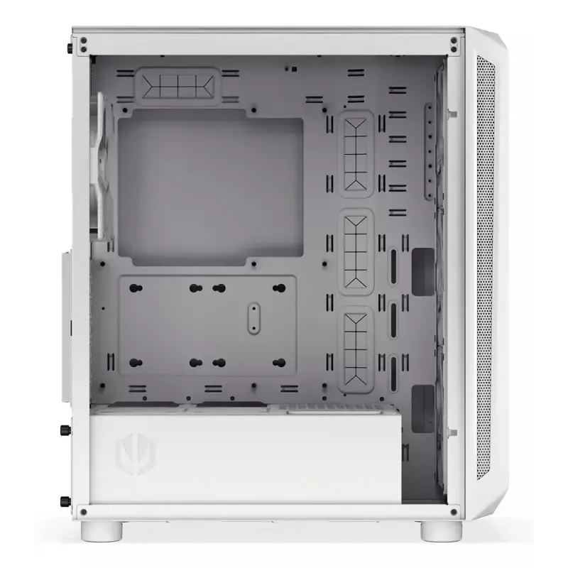 PC korpusas Midi Tower ENDORFY ARX 500 ARGB White – grūdintas stiklas, ATX/Micro-ATX/Mini-ITX, 3x140mm priekyje + 1x140mm gale, 1×3,5 colio + 6×2,5 colio vietos