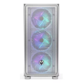 PC korpusas Midi Tower ENDORFY ARX 500 ARGB White – grūdintas stiklas, ATX/Micro-ATX/Mini-ITX, 3x140mm priekyje + 1x140mm gale, 1×3,5 colio + 6×2,5 colio vietos