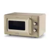 Ariete Vintage Line 3960 Retro mikrobangų krosnelė, 800W, 20L, 3 funkcijos, 5 gaminimo lygiai, laikmatis, smėlio spalvos