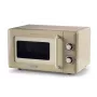 Ariete Vintage Line 3960 Retro mikrobangų krosnelė, 800W, 20L, 3 funkcijos, 5 gaminimo lygiai, laikmatis, smėlio spalvos