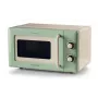 Ariete Vintage Line 3960 Retro mikrobangų krosnelė, 800W, 20L, 3 funkcijos, 5 galingumo lygiai, laikmatis, žalia