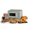 Ariete Vintage Line 3960 mikrobangų krosnelė, 800 W, 20 L, 3 funkcijos, 5 gaminimo lygiai, laikmatis, mėlyna
