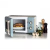 Ariete Vintage Line 3960 mikrobangų krosnelė, 800 W, 20 L, 3 funkcijos, 5 gaminimo lygiai, laikmatis, mėlyna