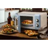 Ariete Vintage Line 3960 mikrobangų krosnelė, 800 W, 20 L, 3 funkcijos, 5 gaminimo lygiai, laikmatis, mėlyna