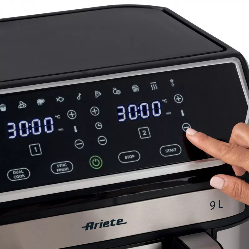 Kepimo be aliejaus krosnelė Ariete 4625/00 9 L 2100 W Juoda Sidabrinė