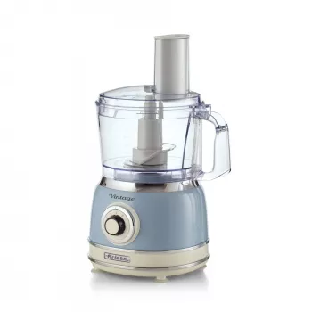 Virtuvinis kombainas ARIETE Vintage Line 1781/05 — 1000 W, 2,1 L dubuo, mėlynas