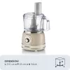 Ariete Vintage Line 1781/03 virtuvinis kombainas 1000 W 2,1 L Smėlio spalvos
