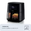 Ariete 4630 Oro gruzdintuvė 9L, 1300W, talpa 9L, gaminimo talpa 2,5kg, 8 išankstinių programų, temperatūra iki 200°, skaidrus krepšelis, juoda
